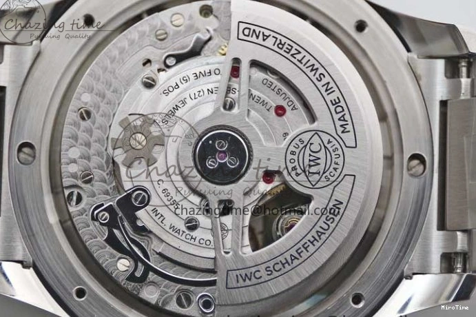 MIROTIME 0120 FastDry Portugieser Chronograph IW371615 ZF Best Edition Green Dial on SS Bracelet A7750 (Slim Movement) 7038